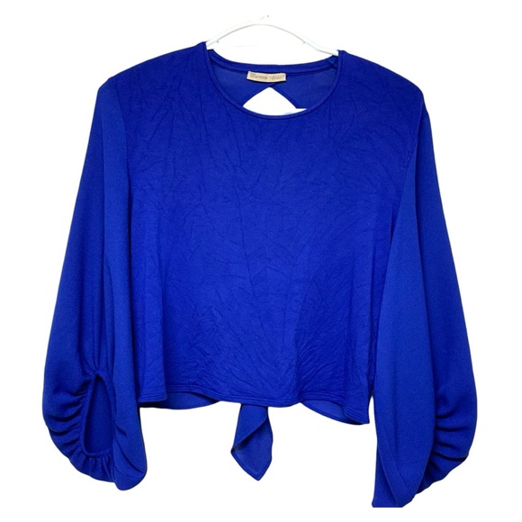 459 - ZARA CROP TOP - ROYAL BLUE - Picture 8 of 13